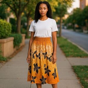 Step in style NWT midi dress tube top with beaded necklace closure